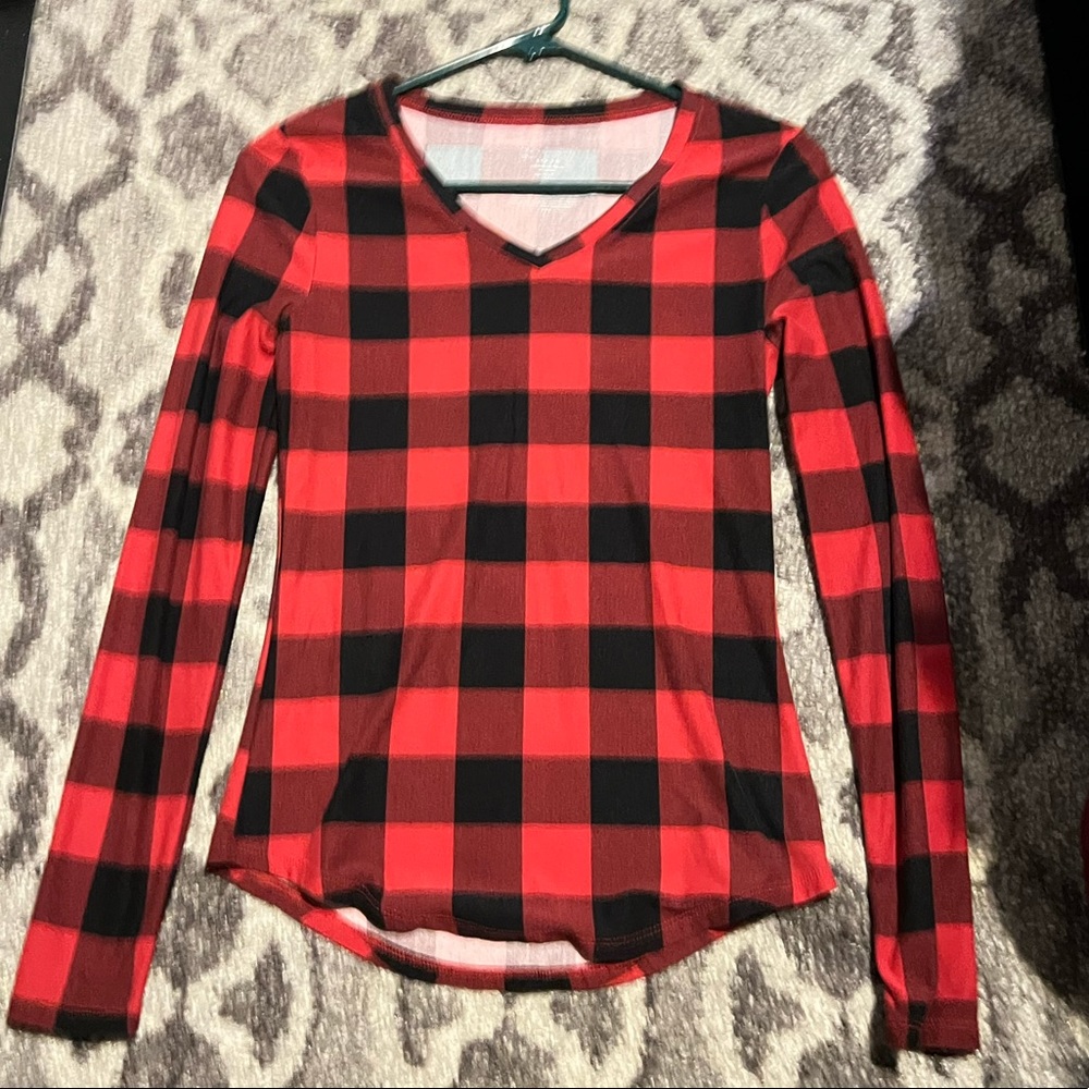 Red and Black plaid shirt